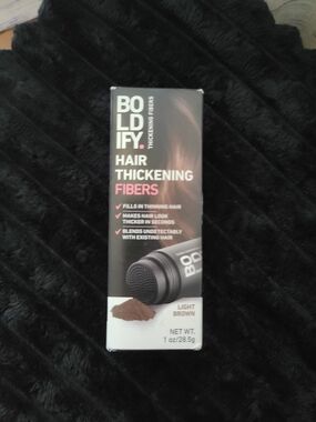 Boldify Hair Fibers for Thinning Hair in Light Brown- Larger size 28.5 Grams